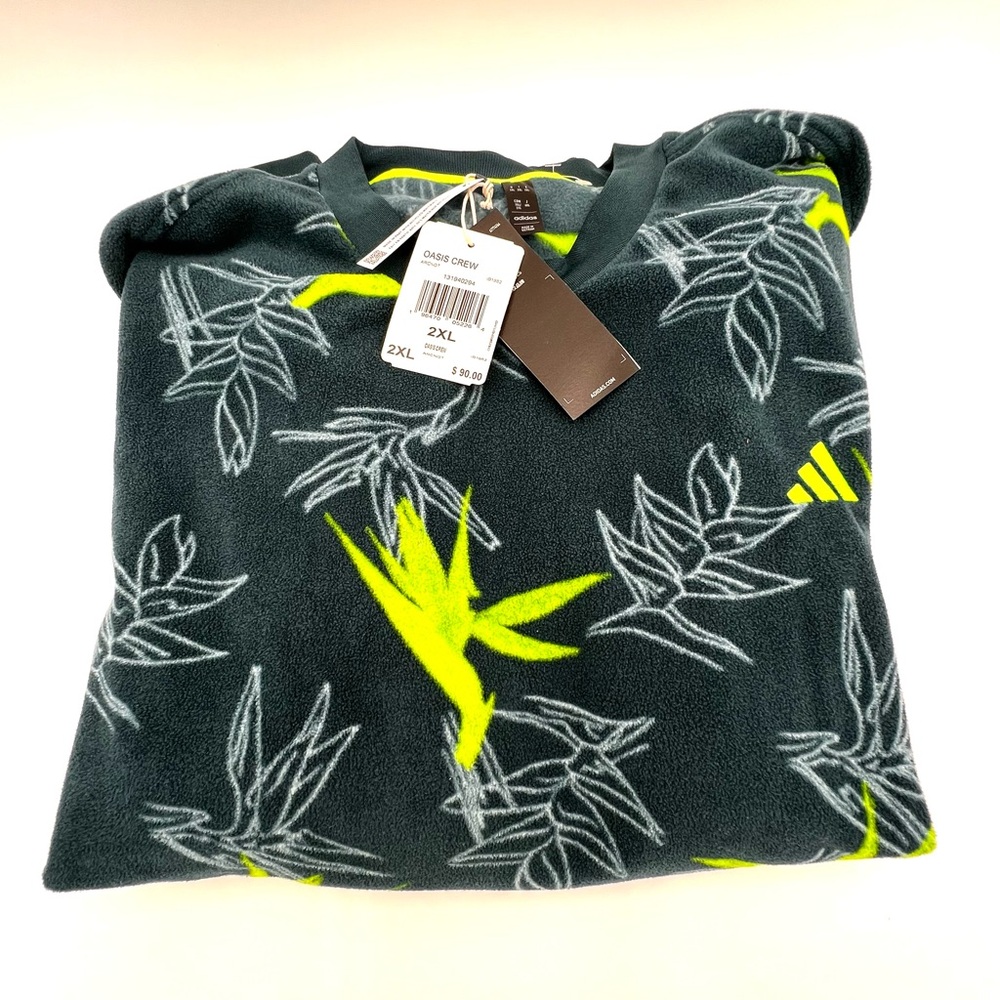 ⛳️ New Adidas Men's Oasis Crew Golf Sweatshirt - Picture 3 of 13